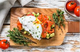 Salmon, Egg, Avocado